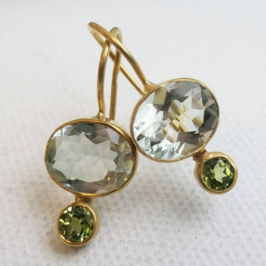 Verdant Glow Duo Earrings