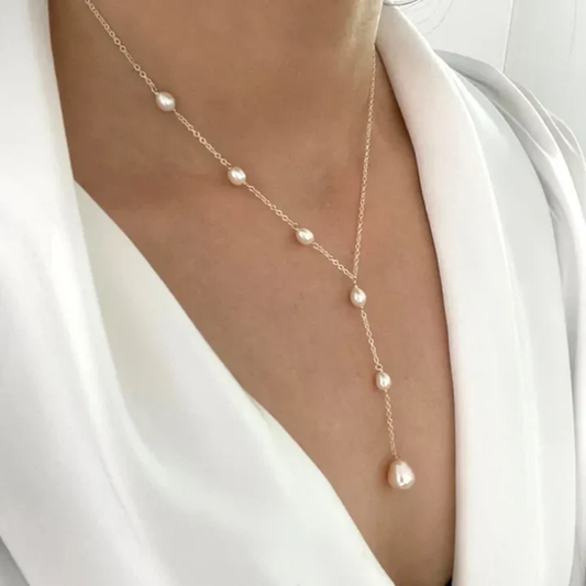 Pearl Cascade Necklace