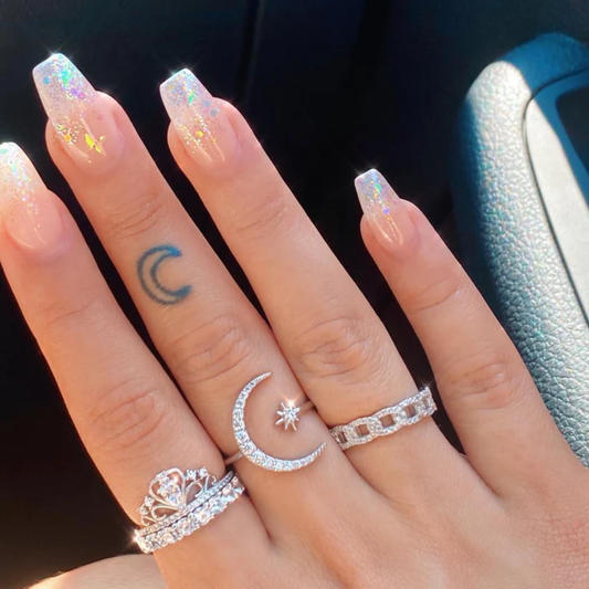 Celestial Embrace Ring Set