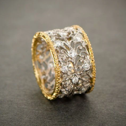Regal Vine Filigree Ring