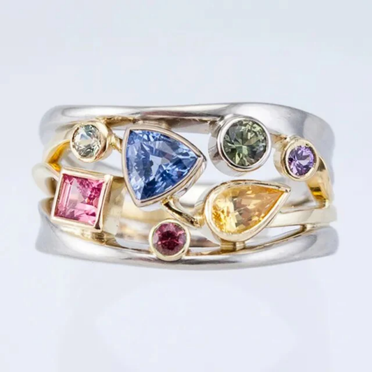 Aurora Harmony Gemstone Ring