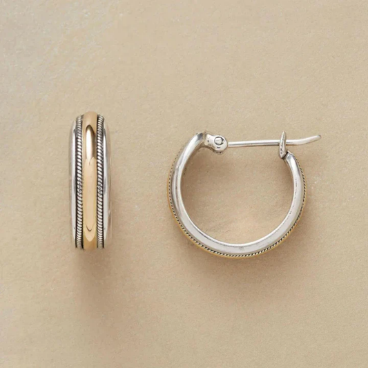 Timeless Horizon Hoop Earrings