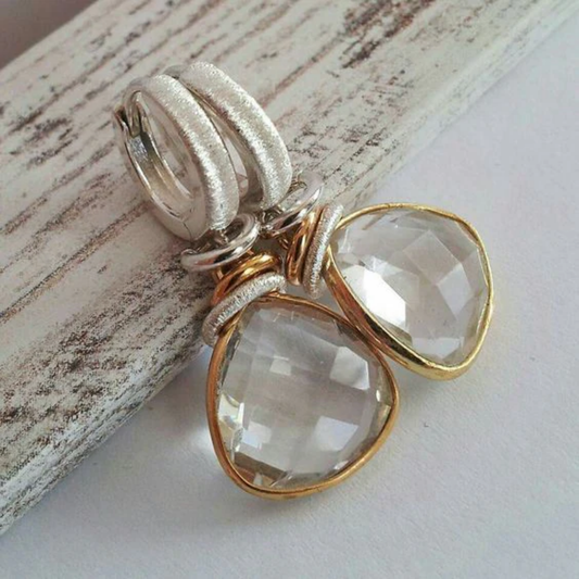 Crystal Raindrop Elegance Earrings