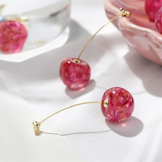 Blush Cherry Glow Earrings