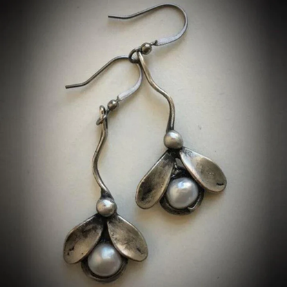 Enchanted Bloom Pearl Earrings
