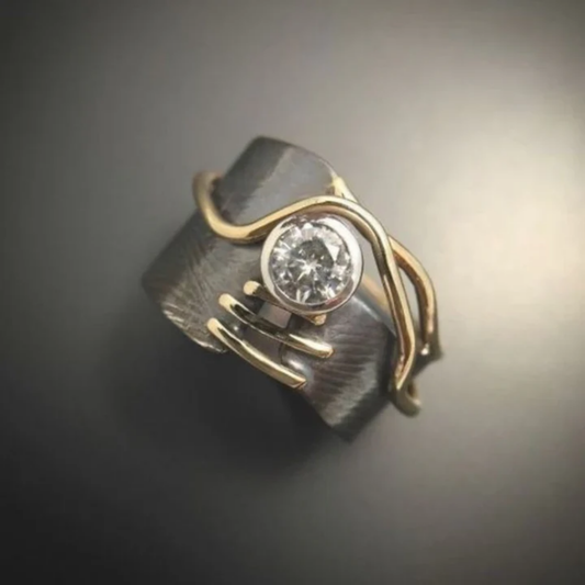 Twilight Embrace Crystal Ring