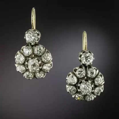 Vintage Radiance Blossom Earrings