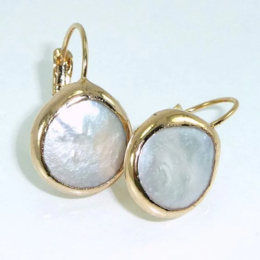 Aurora Petal Pearl Earrings