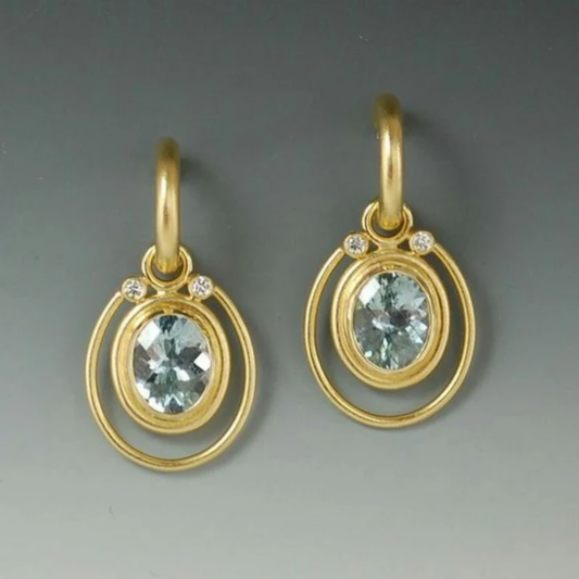 Celestial Orbit Crystal Earrings