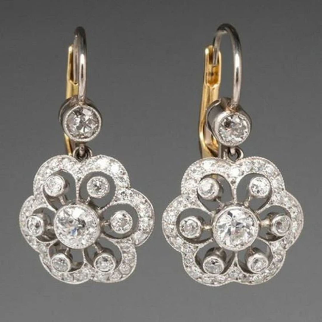 Starlit Lace Bloom Earrings