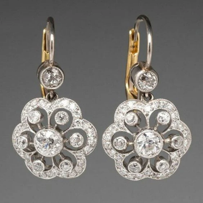 Starlit Lace Bloom Earrings