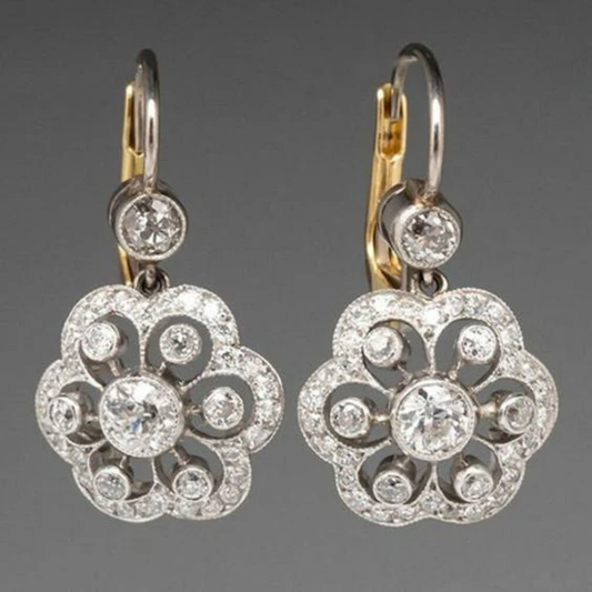 Starlit Lace Bloom Earrings