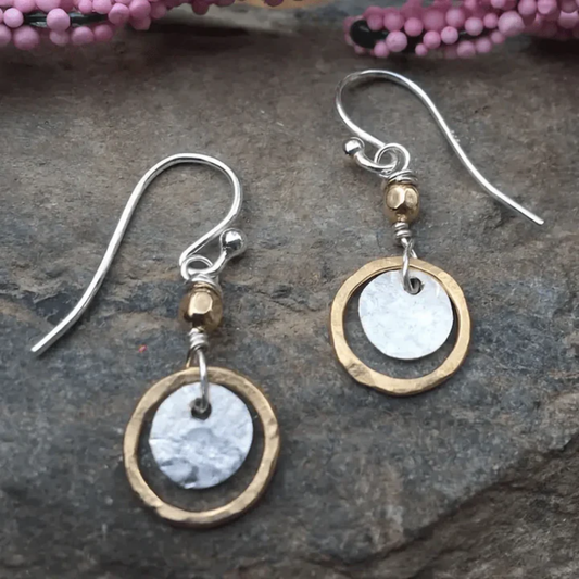 Eternal Harmony Circle Earrings
