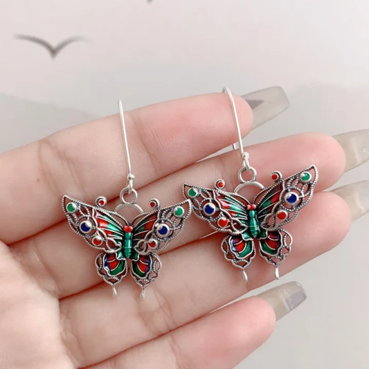 Enchanted Butterfly Flight Earrings