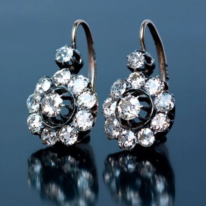 Starlit Blossom Crystal Earrings