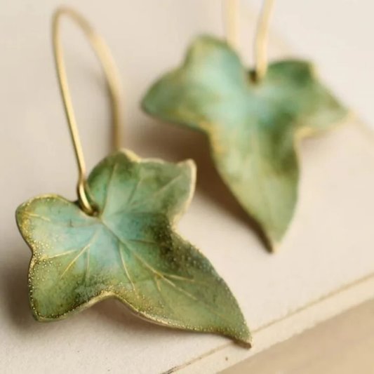Forest Whisper Leaf Earrings