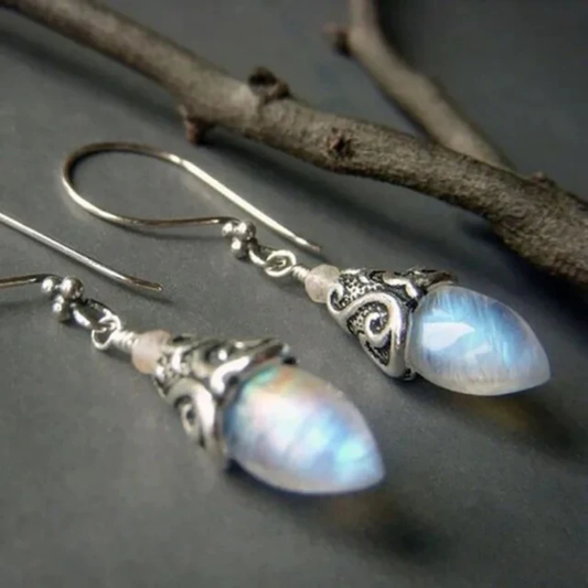 Enchanted Moonstone Drop Earrings