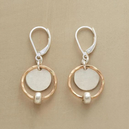 Golden Orbit Harmony Earrings