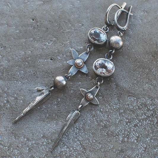 Starlit Meadow Drop Earrings