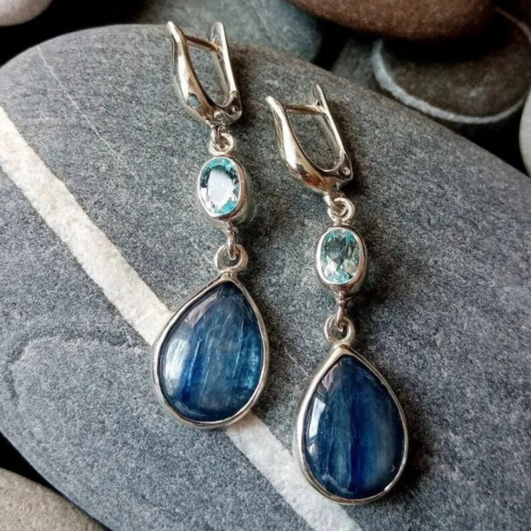 Ocean’s Tears Crystal Earrings