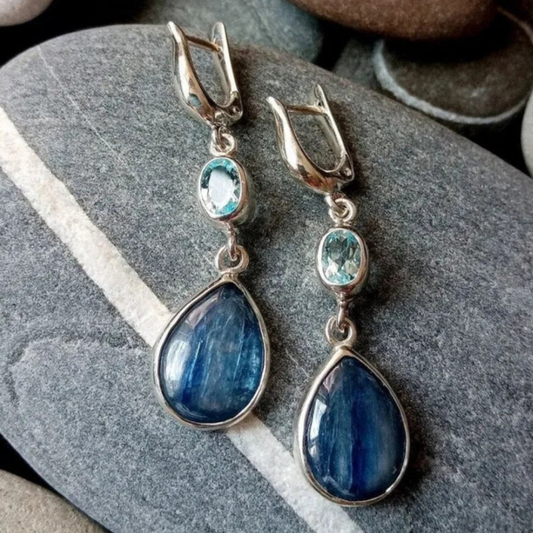 Ocean’s Tears Crystal Earrings