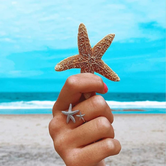 Starfish Whisper Ring