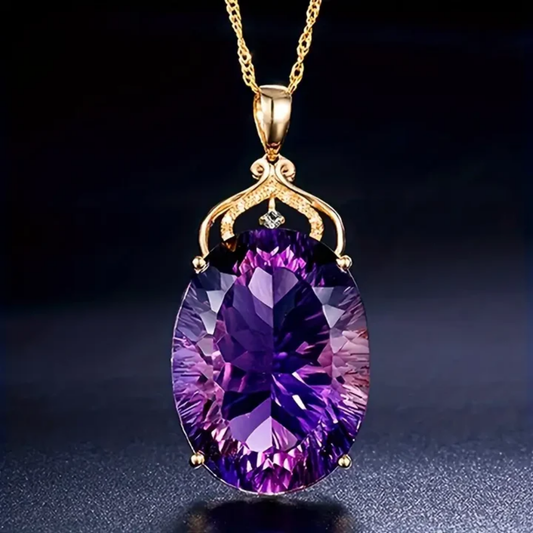 Royal Amethyst Glow Necklace