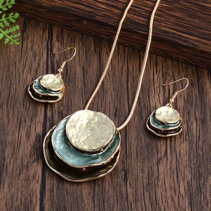 Celestial Harmony Necklace & Earring Set