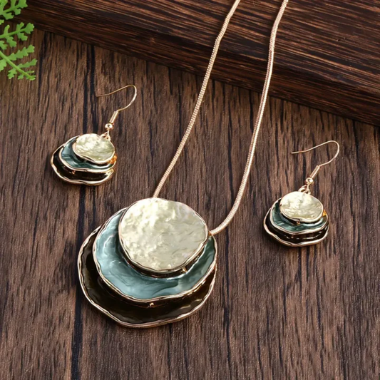 Celestial Harmony Necklace & Earring Set