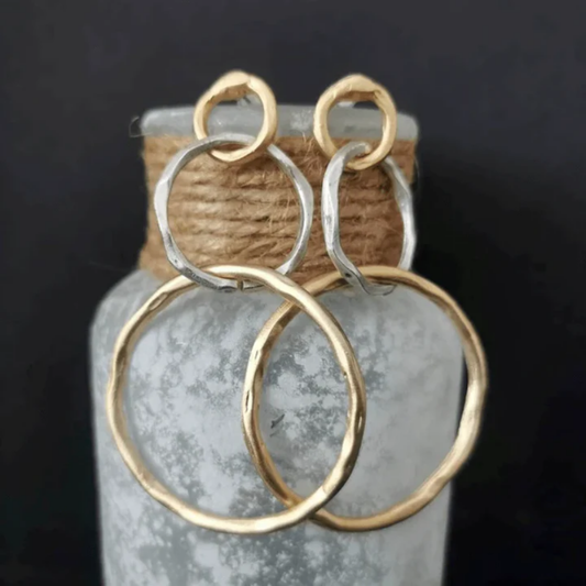 Eternal Harmony Hoop Earrings