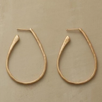 Golden Teardrop Harmony Earrings
