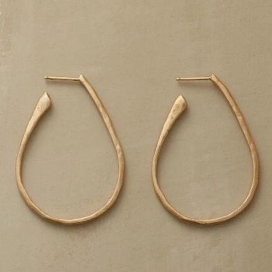 Golden Teardrop Harmony Earrings