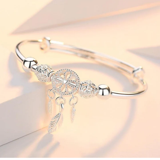 Dreamcatcher Charm Bangle