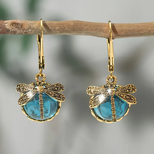Celestial Dragonfly Glow Earrings
