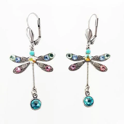 Celestial Dragonfly Radiance Earrings
