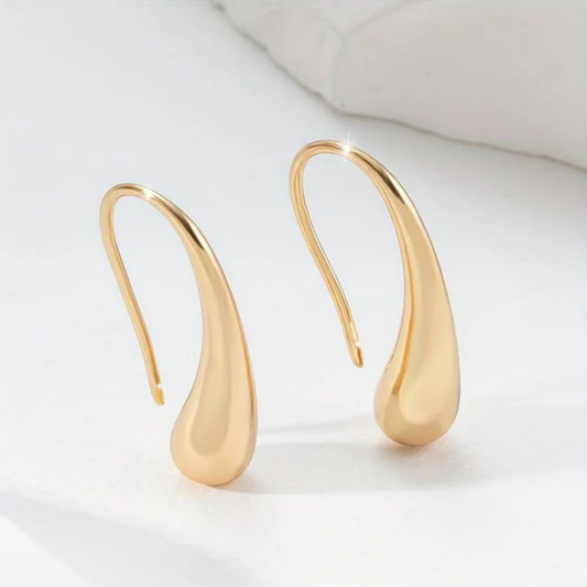 Golden Raindrop Elegance Earrings