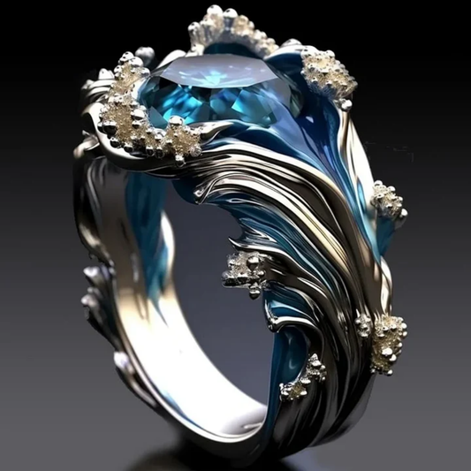 Ocean’s Crest Radiance Ring