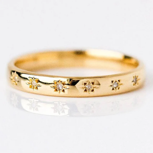 Celestial Glow Star Ring